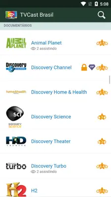 TVCast Brasil android App screenshot 4