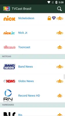 TVCast Brasil android App screenshot 5