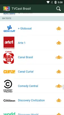 TVCast Brasil android App screenshot 6